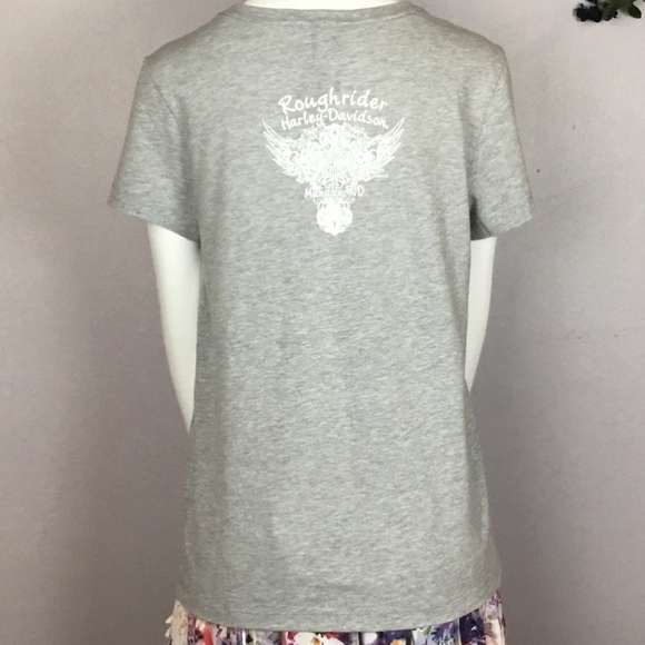 NWT HARLEY DAVIDSON Graphic T-Shirt Gray Medium - Picture 4 of 8